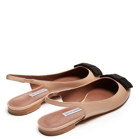 Tabitha Simmons Ingrid Black Suede Flats 38 - Picture 3 of 12